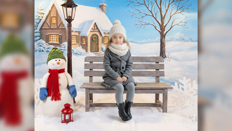 بک گراند زمستانی کودکانه 1306