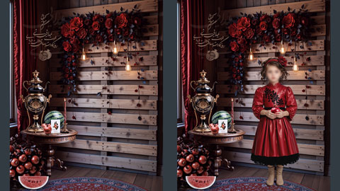 بک گراند یلدا قرمز