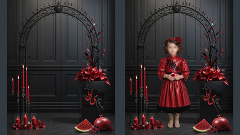 تم یلدا برای عکاسی