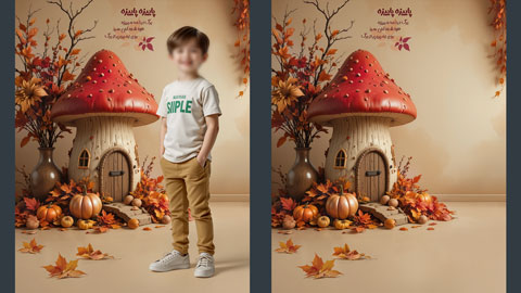 بک گراند پاییزی دخترانه 420