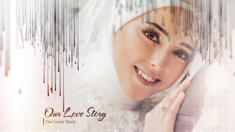 پروژه پریمیر عکس اسلایدشو عروسی 7162