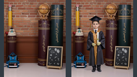 بک گراند جشن الفبا و فارغ التحصیلی 830