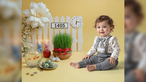 بک گراند نوروزی 1405 کودک 614