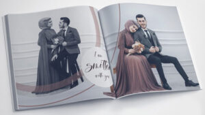 بک گراند آلبوم psd عروس و داماد 704