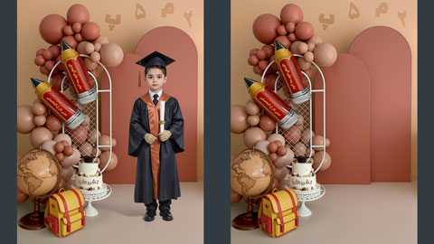 بک گراند جشن الفبا و فارغ التحصیلی 836