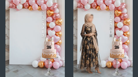 بک گراند جشن تولد بزرگسال برای فتوشاپ 506