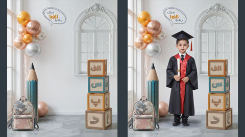 بک گراند فارغ التحصیلی پسرانه 824